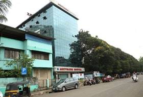 Ashtvinayak Multispeciality Hospital Panvel exterior building view with ambulance and main entrance