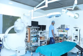 Modern operation theater at Ashtvinayak Multispeciality Hospital Panvel with advanced surgical equipment